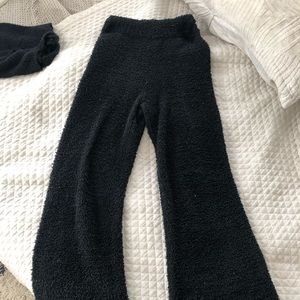 Skims Cozy Black Pants